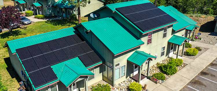 Rooftop solar panels